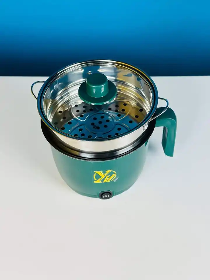 YN Electric Cooking Pot 18cm – Green Color