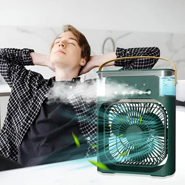 Mini air Cooler fan Get Free 20000 mah Battery power bank