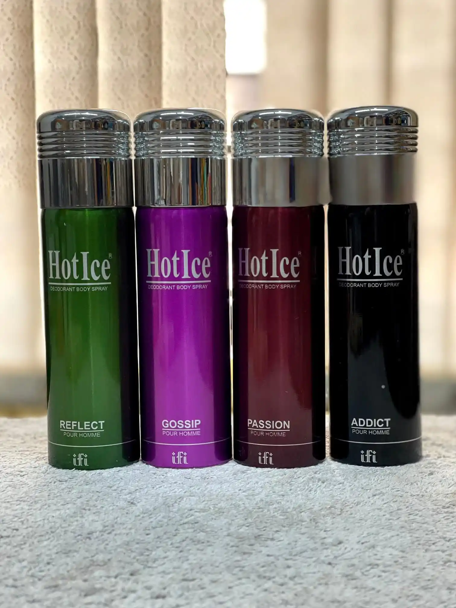 Hot Ice Body Spray Combo (4×200ml)২ টা বডি স্পে কম্বো অথবা আমাদের ওয়েবসাইটের যে কোন ২ টা পণ্য একসাথে অর্ডার কনফার্ম করলে সারা বাংলাদেশে হোমডেলিভারি চার্জ ফ্রী (অফারটি সীমিত সময়ের জন্য)
