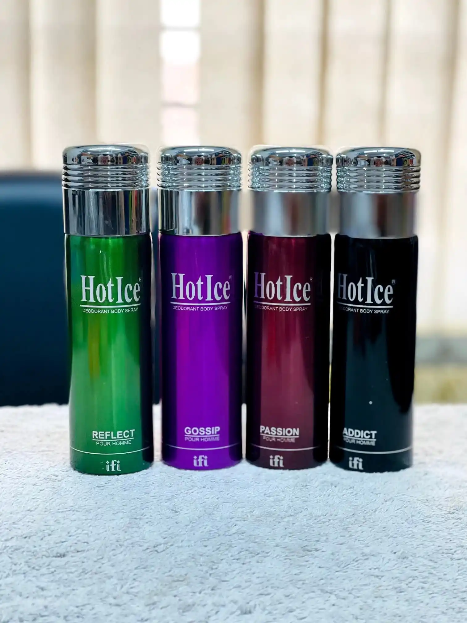 Hot Ice Body Spray Combo (4×200ml)২ টা বডি স্পে কম্বো অথবা আমাদের ওয়েবসাইটের যে কোন ২ টা পণ্য একসাথে অর্ডার কনফার্ম করলে সারা বাংলাদেশে হোমডেলিভারি চার্জ ফ্রী (অফারটি সীমিত সময়ের জন্য)